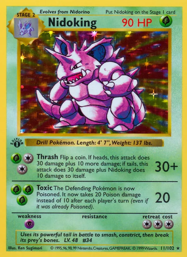 Nidoking Edición Básica 11/102