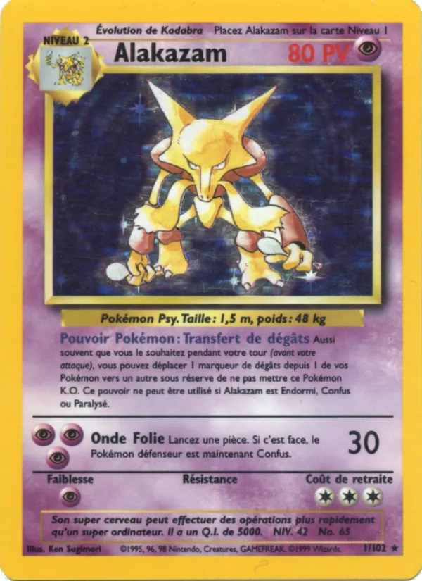 Alakazam Set de Base 1/102