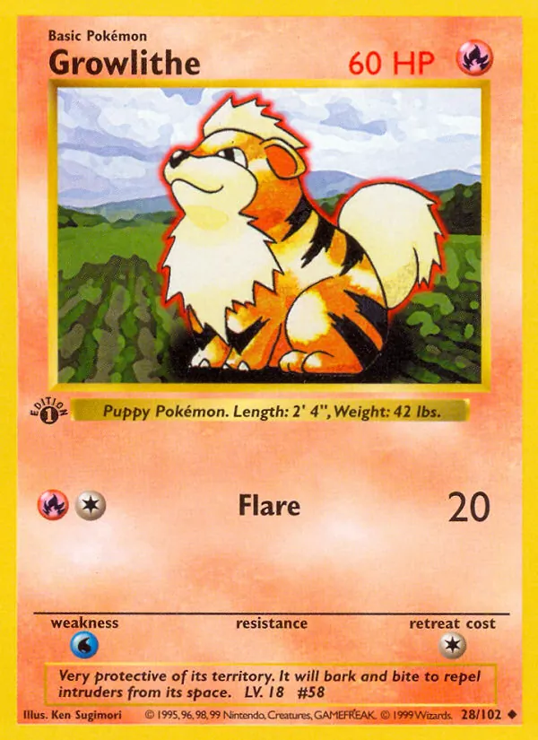 Growlithe Edición Básica 28/102
