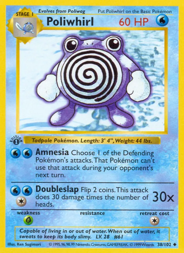 Poliwhirl Edición Básica 38/102