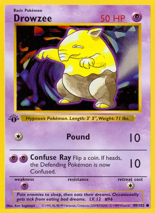 Drowzee Coleção Básica 49/102