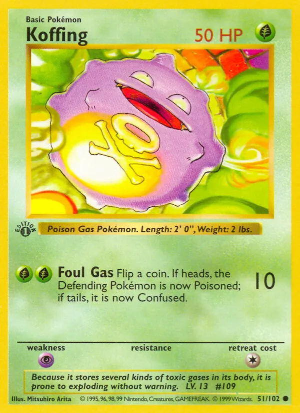 Koffing Base Set 51/102