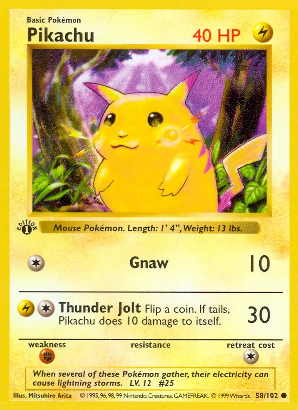 Pikachu Grundset 58/102