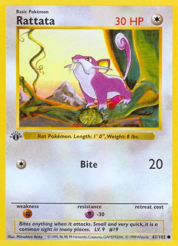 Rattata Edición Básica 61/102