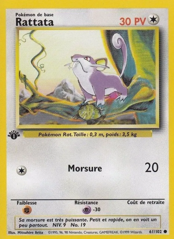 Rattata Set de Base 61/102