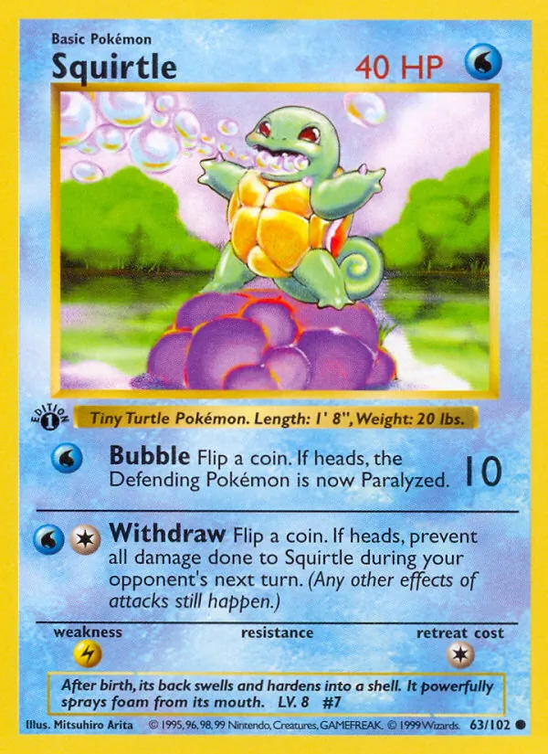 Squirtle Edición Básica 63/102