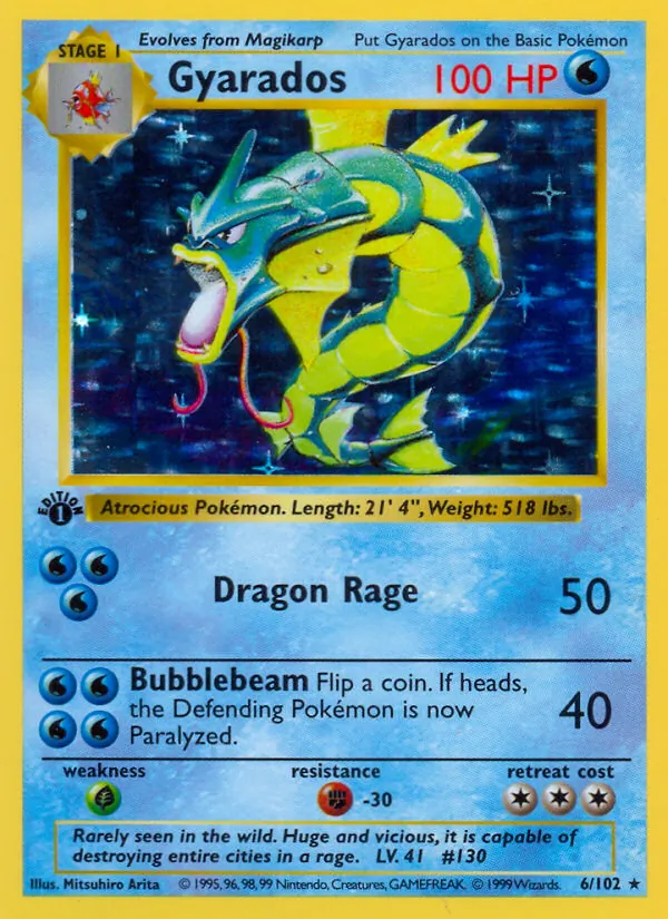 Gyarados Edición Básica 6/102