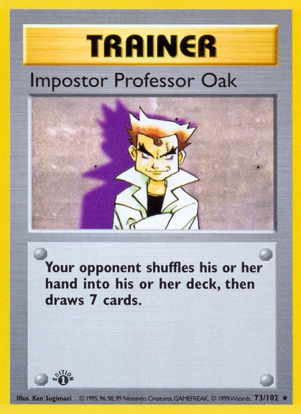 Impostor Professor Oak Coleção Básica 73/102