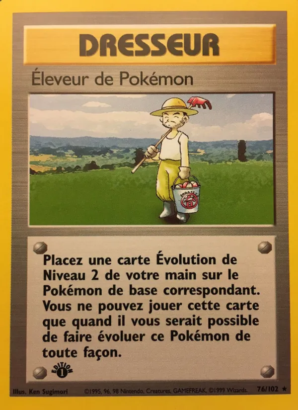 Éleveur de Pokémon Set de Base 76/102