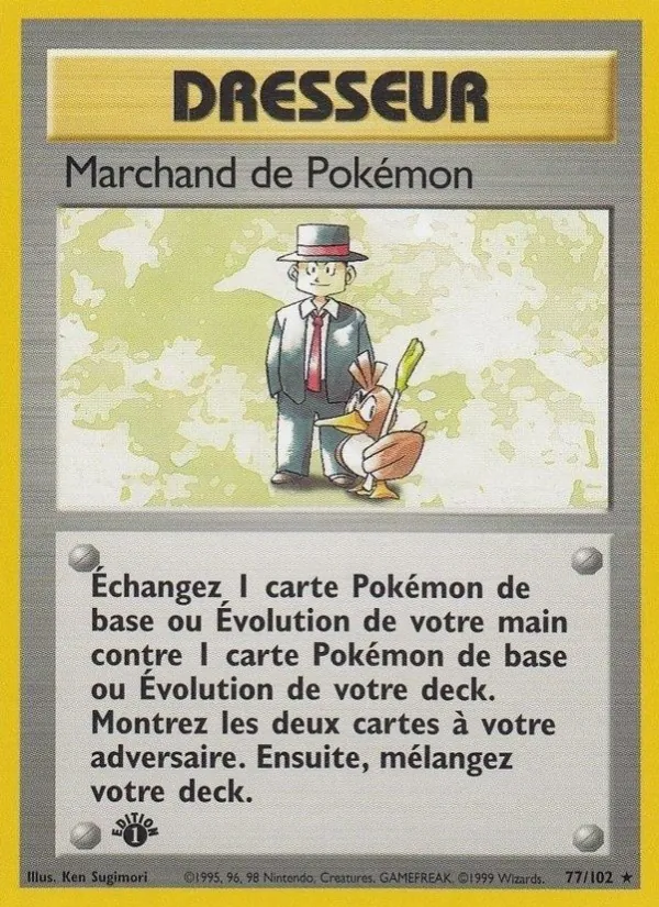 Marchand de Pokémon Set de Base 77/102