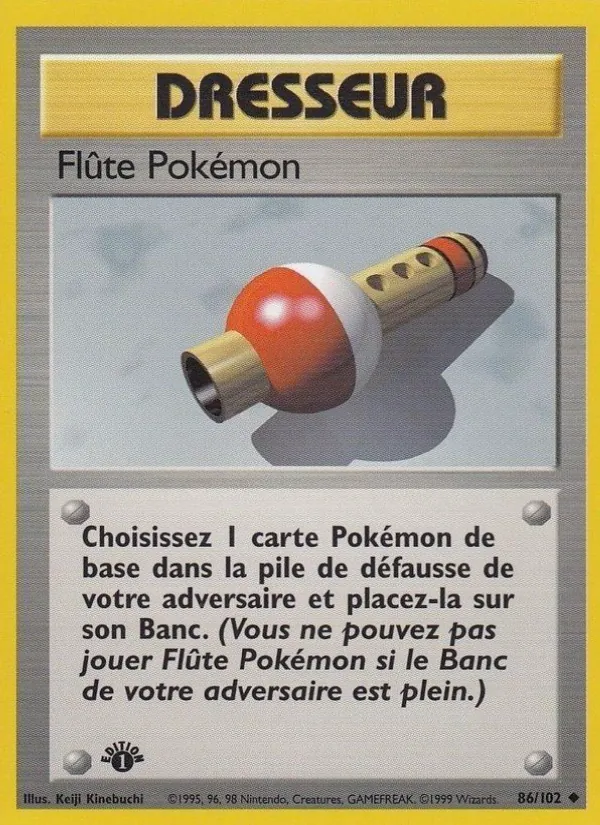 Flûte Pokémon Set de Base 86/102