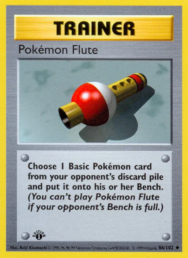 Pokémon Flute Coleção Básica 86/102