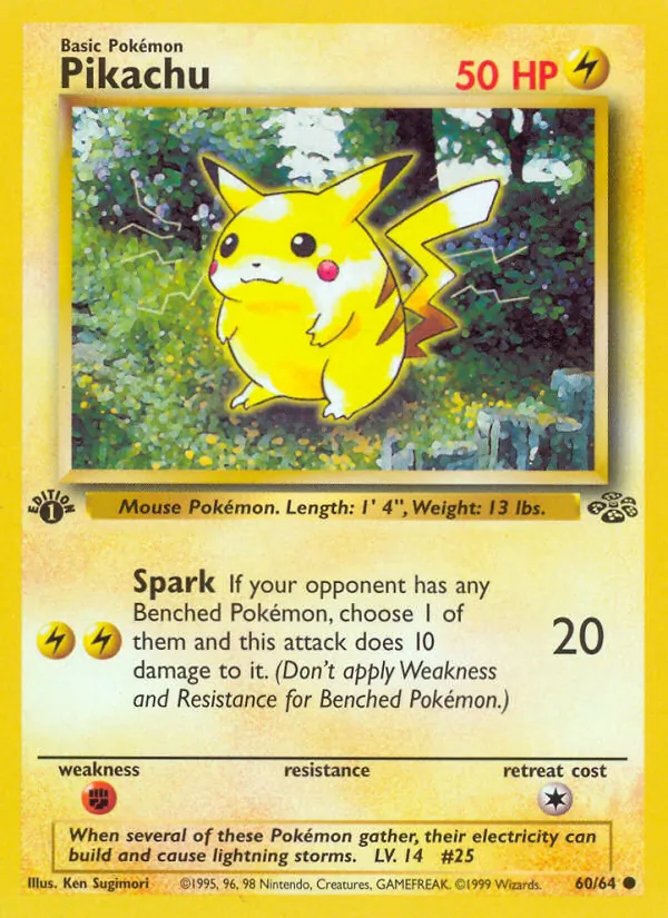 Pikachu Jungla 60/64