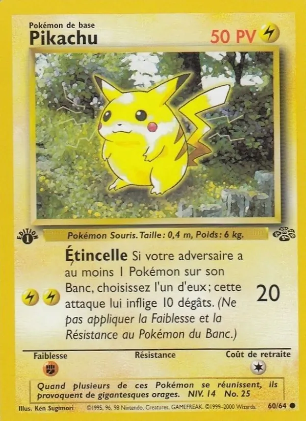 Pikachu Jungle 60/64