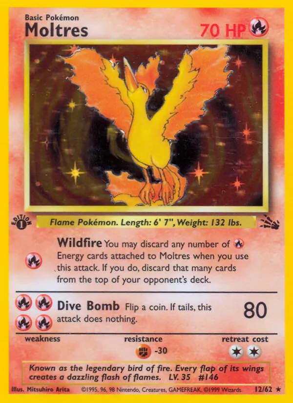 Moltres Fóssil 12/62
