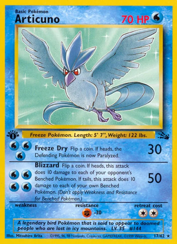 Articuno Fossil 17/62