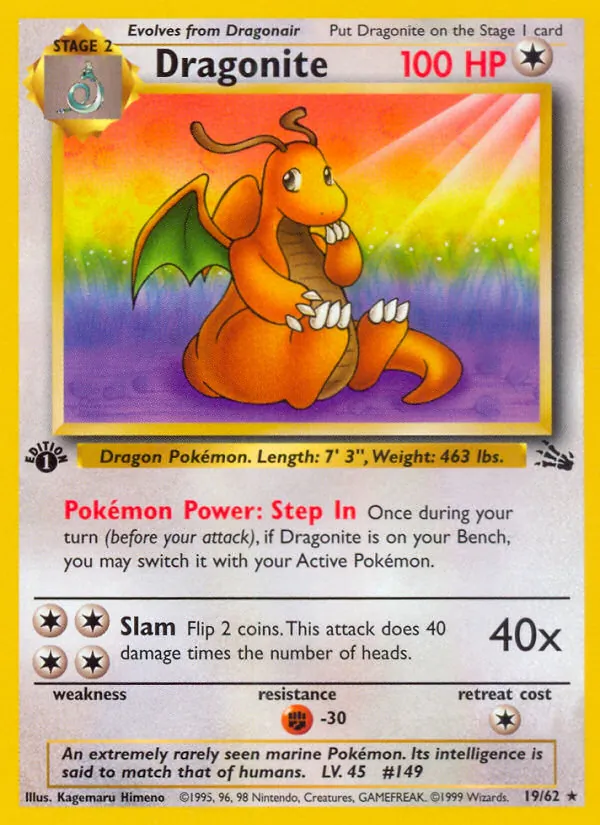 Dragonite Fósil 19/62