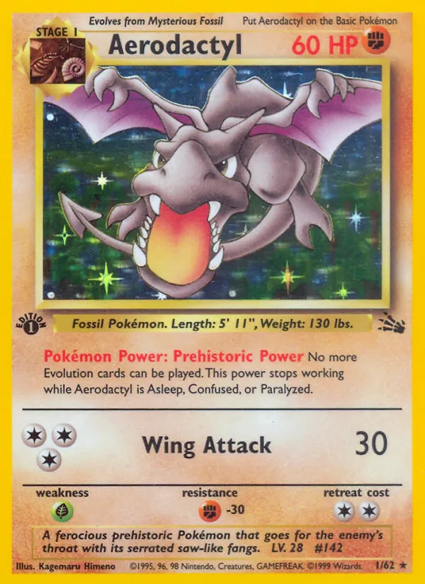 Aerodactyl Fossil 1/62