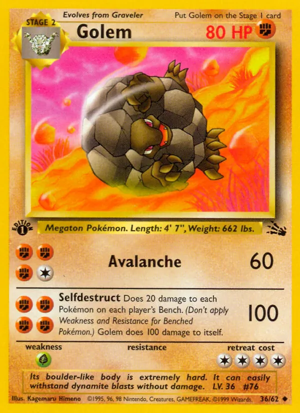 Golem Fossil 36/62