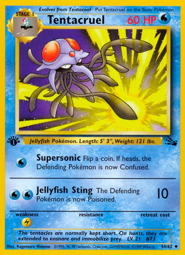 Tentacruel Fósil 44/62