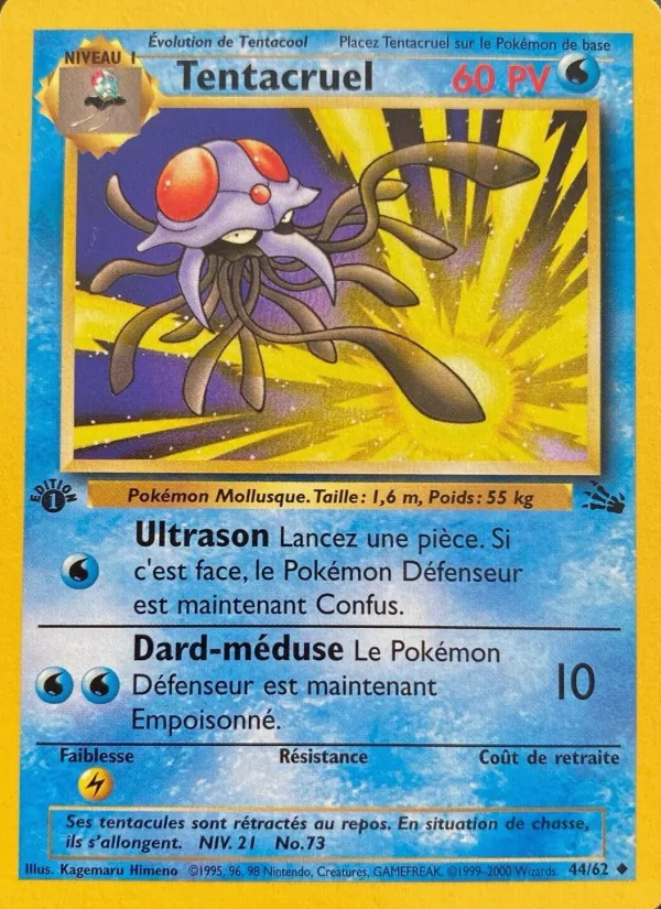 Tentacruel Fossile 44/62