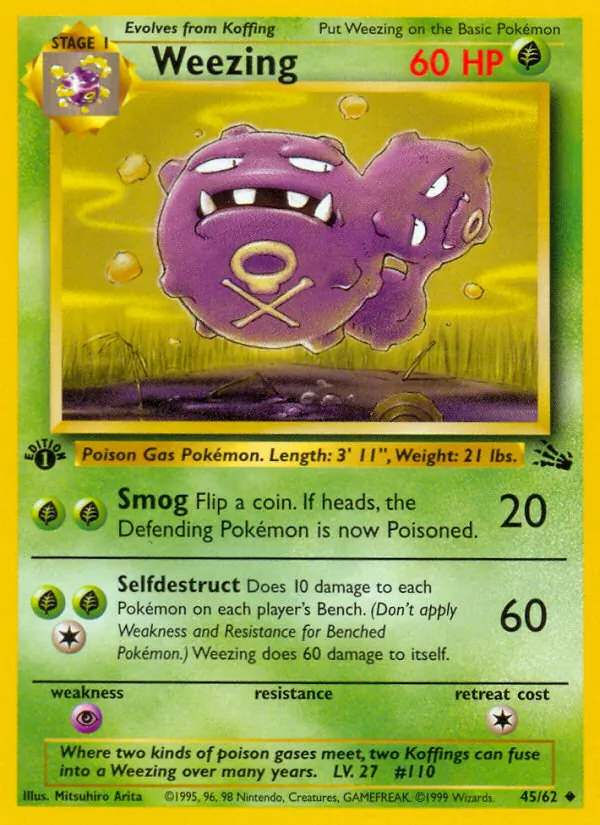 Weezing Fóssil 45/62
