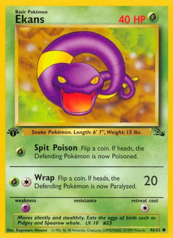 Ekans Fossil 46/62