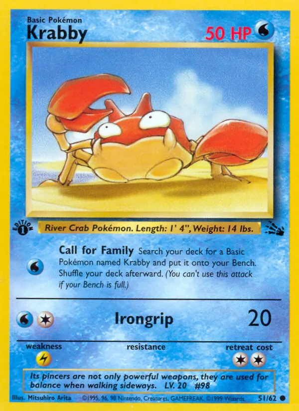 Krabby Fossil 51/62