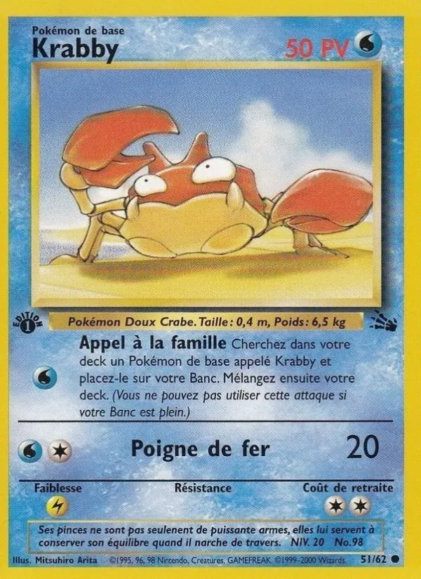 Krabby Fossile 51/62