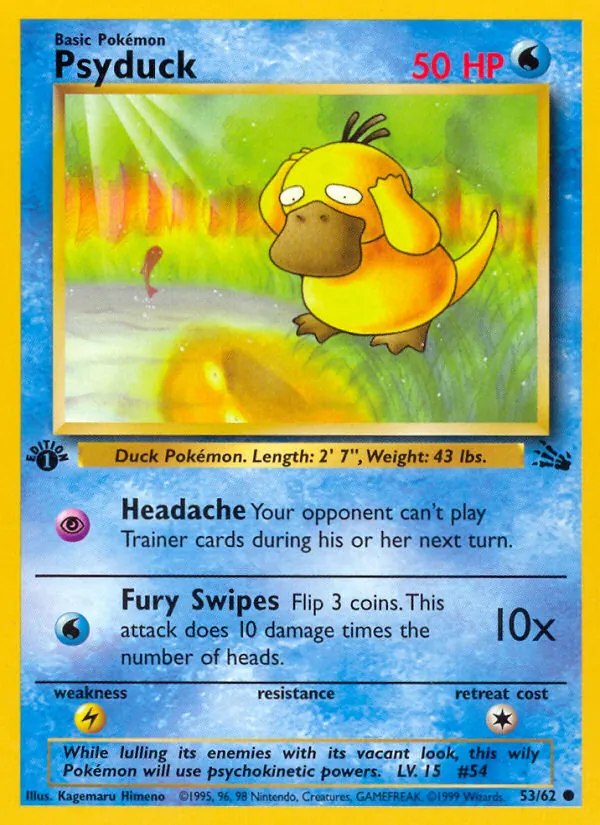 Psyduck Fossil 53/62