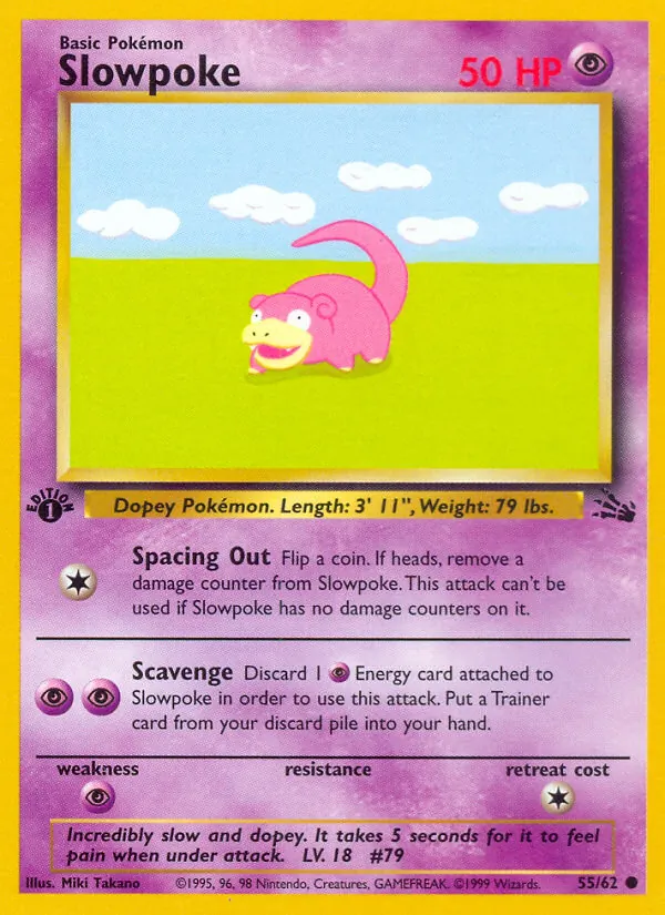 Slowpoke Fóssil 55/62