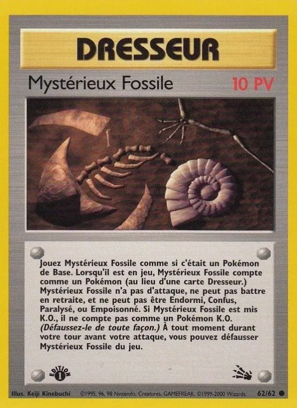 Mystérieux Fossile Fossile 62/62