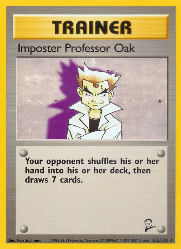Impostor Professor Oak Base Set 2 102/130