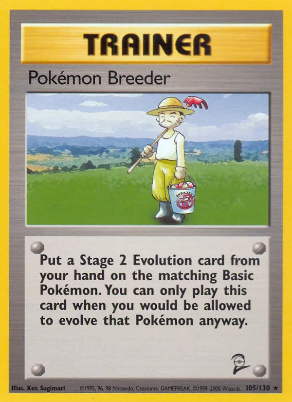 Pokémon Breeder Base Set 2 105/130