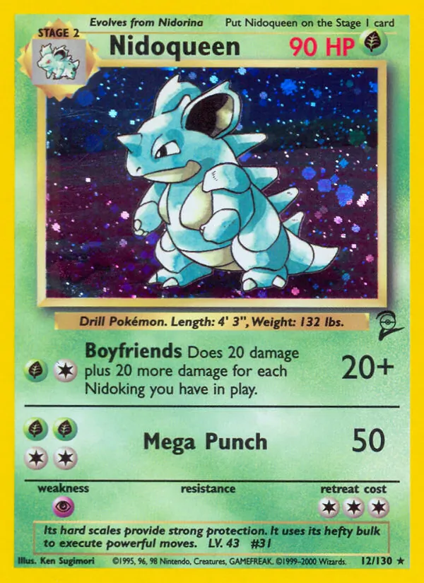 Nidoqueen Base Set 2 12/130