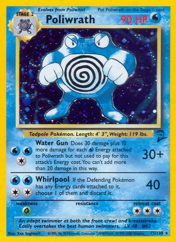 Poliwrath Base Set 2 15/130