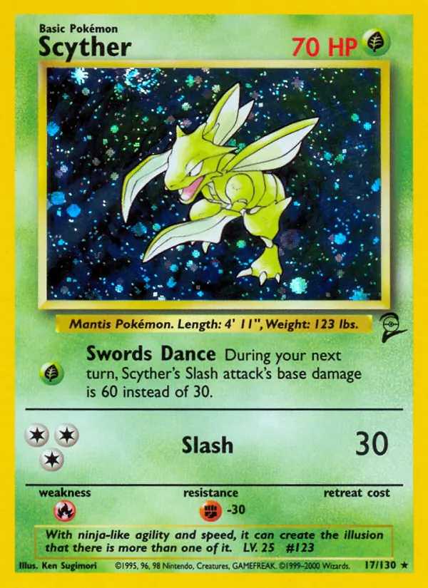 Scyther Base Set 2 17/130