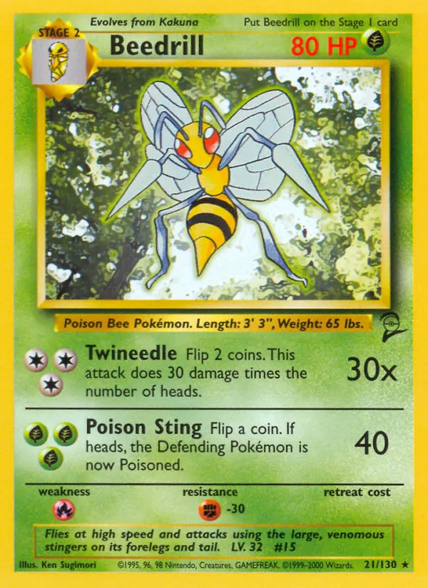 Beedrill Base Set 2 21/130