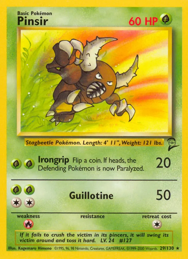 Pinsir Base Set 2 29/130