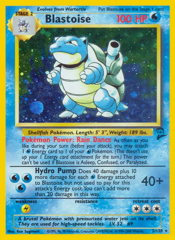 Blastoise Base Set 2 2/130