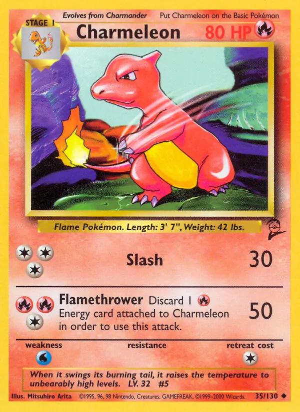 Charmeleon Base Set 2 35/130