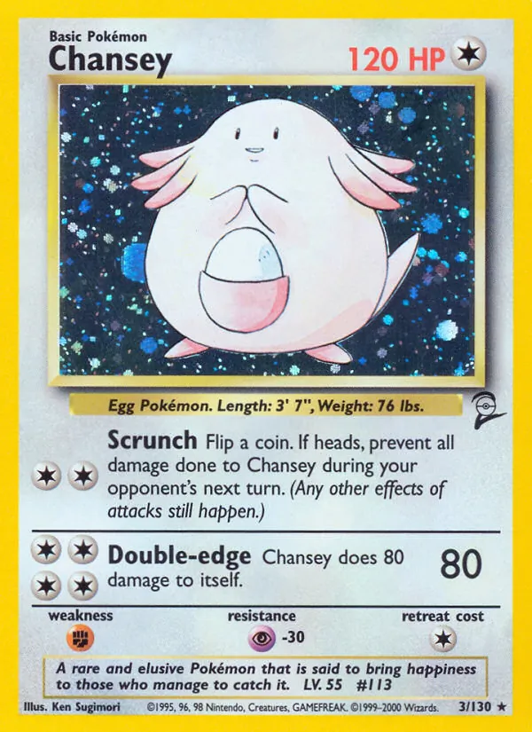 Chansey Base Set 2 3/130