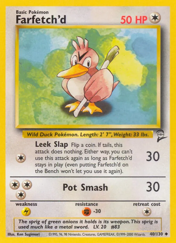 Farfetch'd Base Set 2 40/130