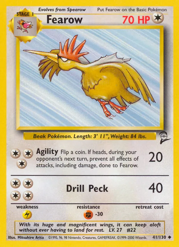 Fearow Base Set 2 41/130