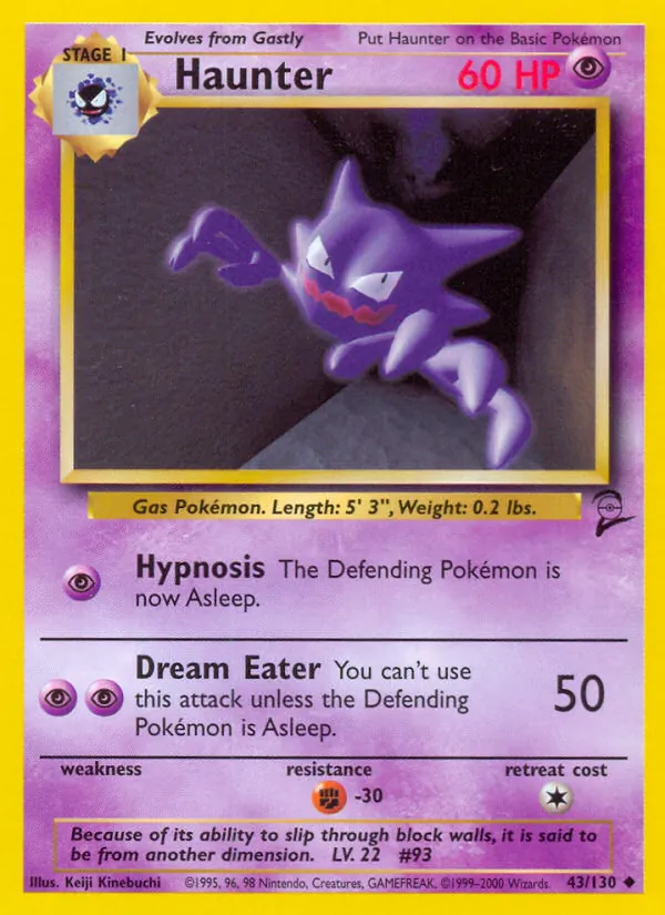 Haunter Base Set 2 43/130