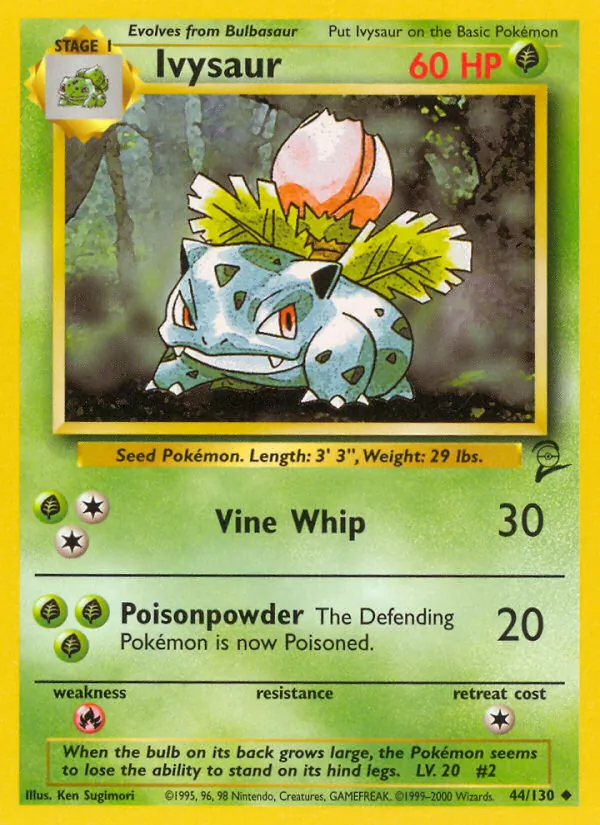Ivysaur Base Set 2 44/130