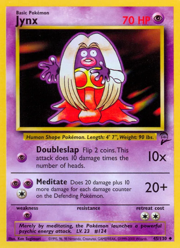 Jynx Base Set 2 45/130