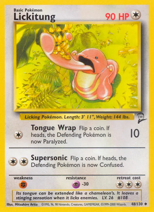 Lickitung Base Set 2 48/130