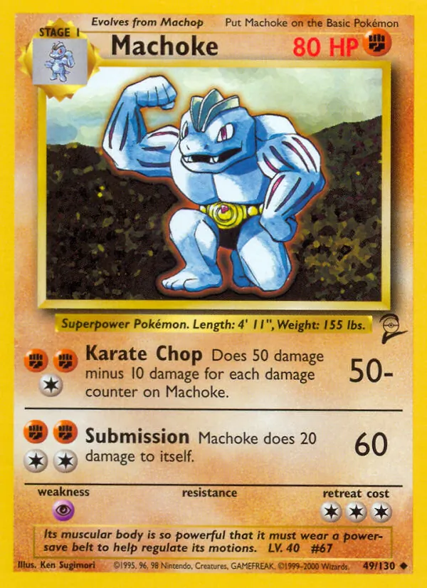 Machoke Base Set 2 49/130