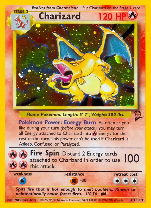 Charizard Base Set 2 4/130